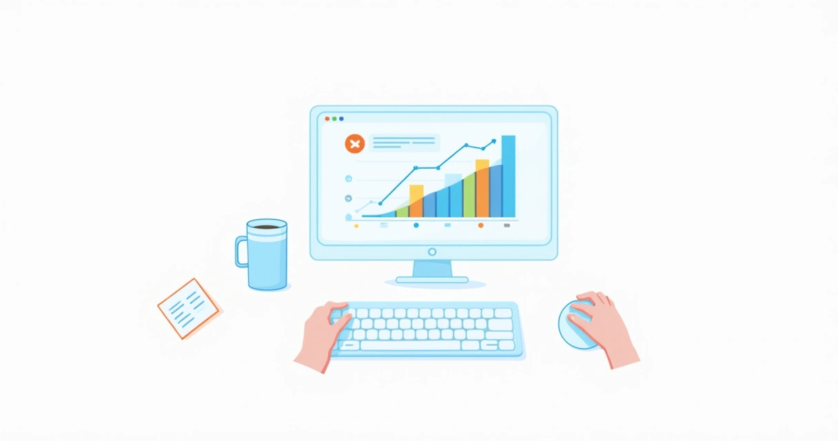 Dashboard simples com gráficos de vendas e conversão