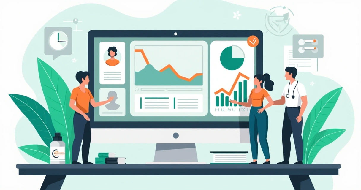 Dashboard com métricas de atendimento digital 
