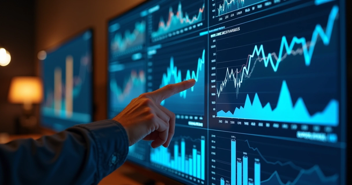 Dashboard mostrando KPIs detalhados e gráficos de crescimento B2B 