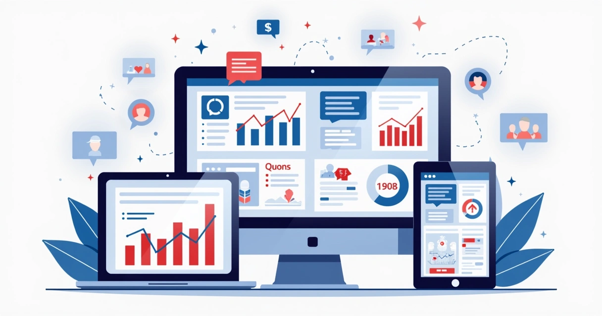Dashboard de métricas digitais de campanha eleitoral