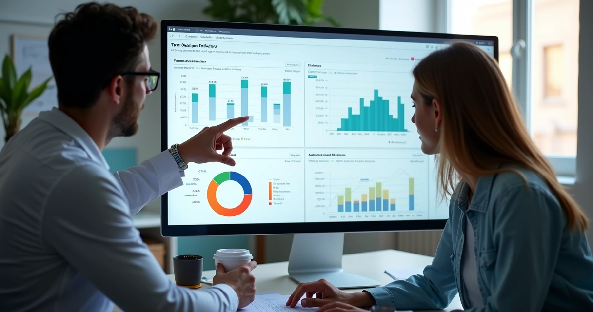 Dashboard com métricas de campanha de clínica odontológica