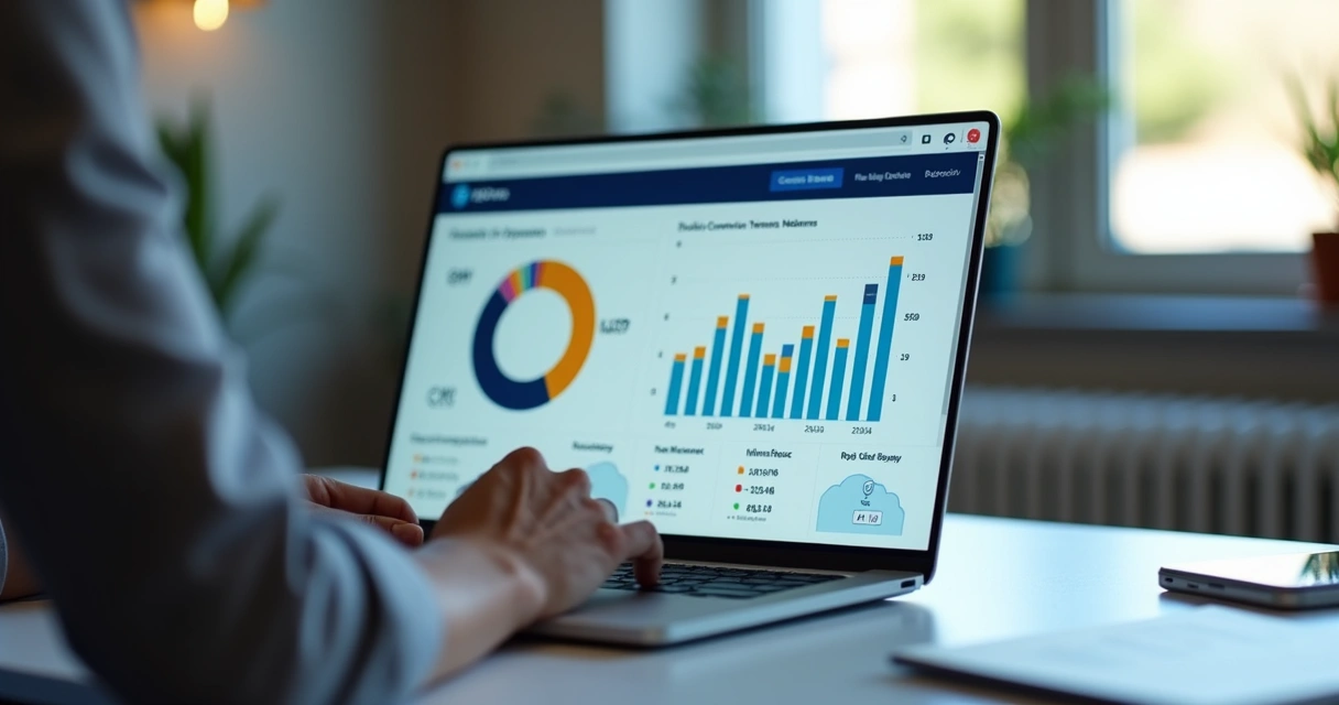 Dashboard mostrando GMV, taxa de conversão e outros indicadores de e-commerce