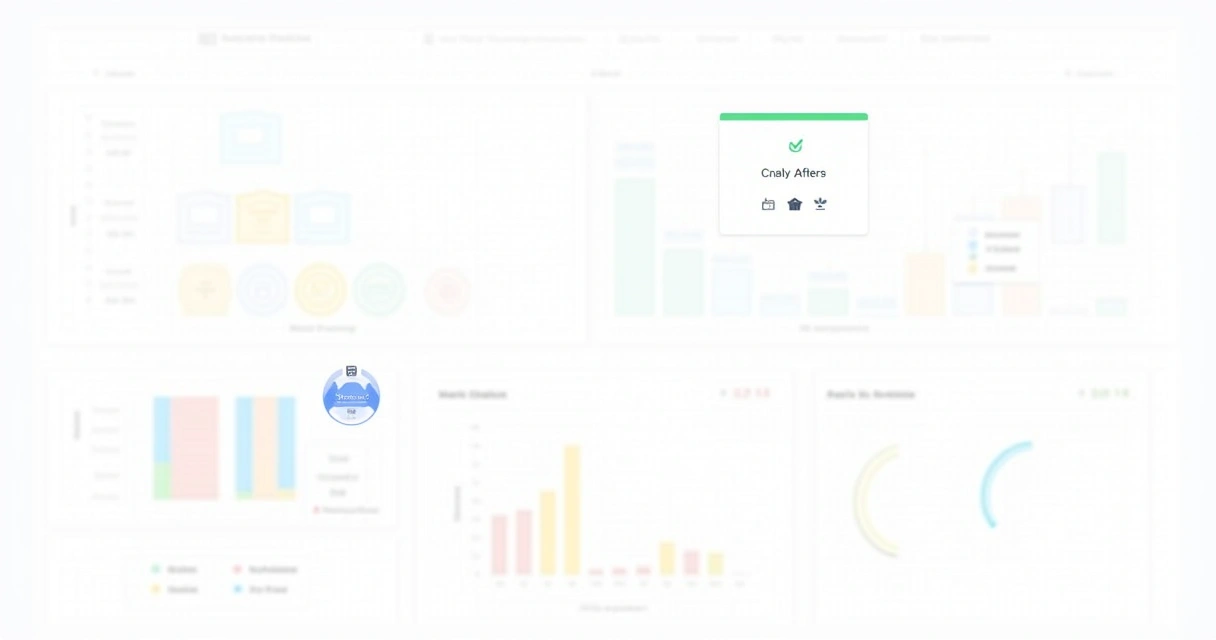 Dashboard mostrando métricas de feedback de clientes 
