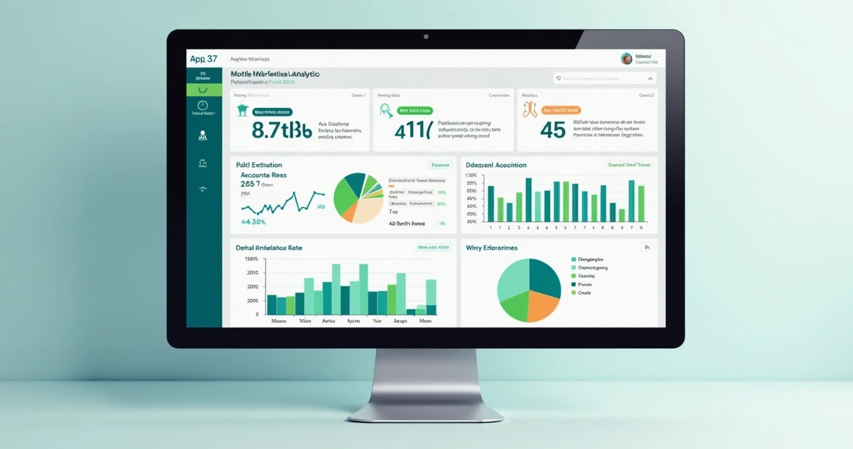 Dashboard de métricas de marketing para dentista 