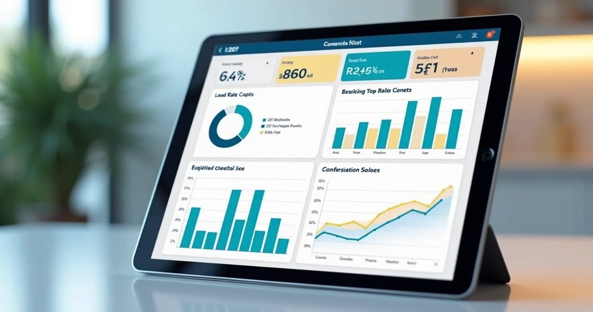 Dashboard de métricas digitais para clínica odontológica 