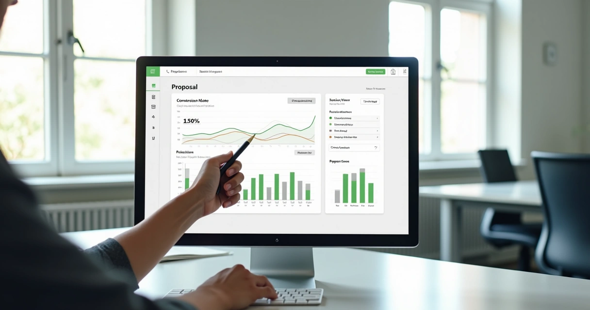 Dashboard de métricas com taxa de conversão 