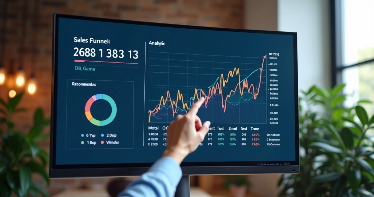 Dashboard com métricas de prospecção e IA 