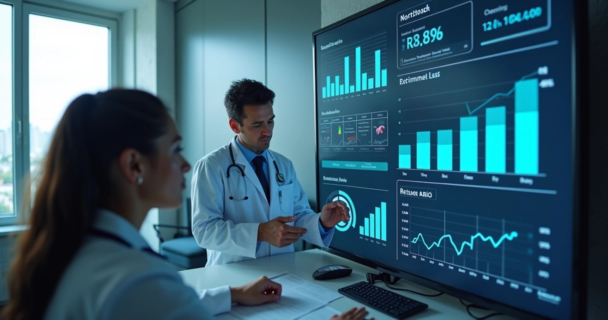 Dashboard de métricas em saúde digital