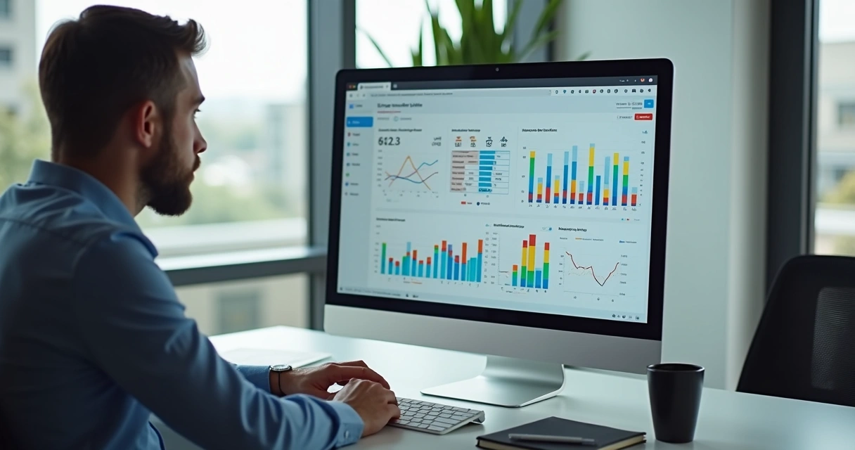 Dashboard de métricas de software analisado por gestor 