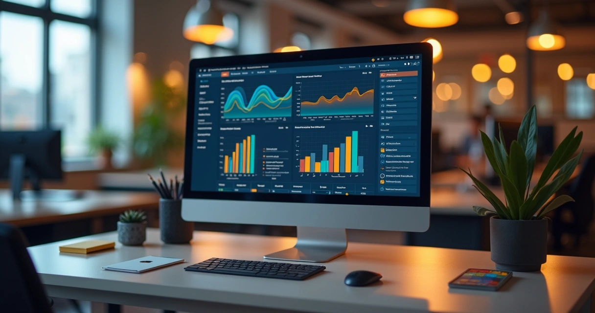 Dashboard digital com métricas em tempo real de prospecção 