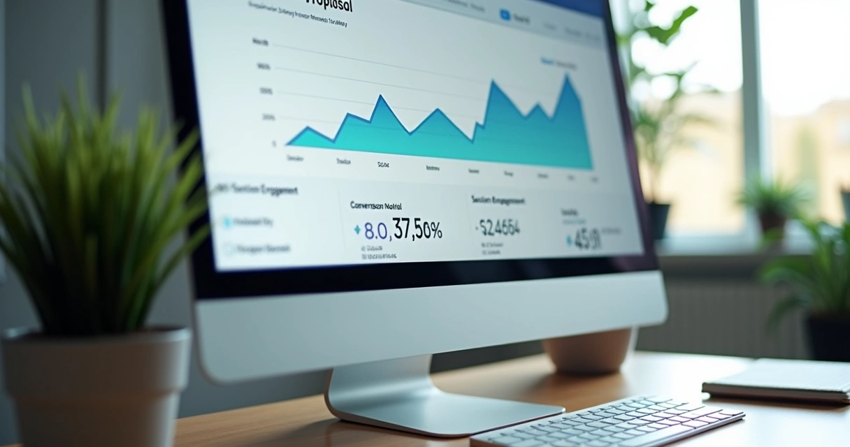 Dashboard com métricas de propostas 