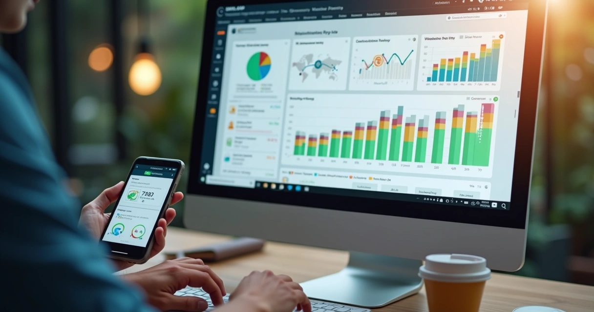 Dashboard com métricas de conversão de vendas de WhatsApp 