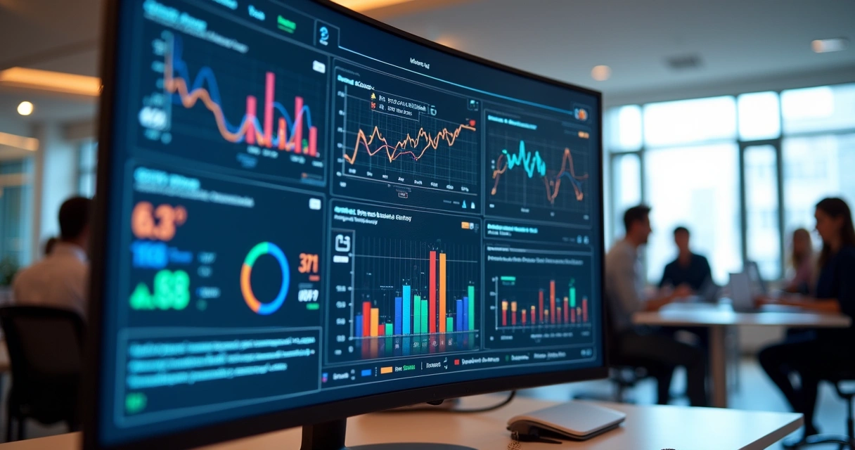 Dashboard com métricas de vendas por IA 