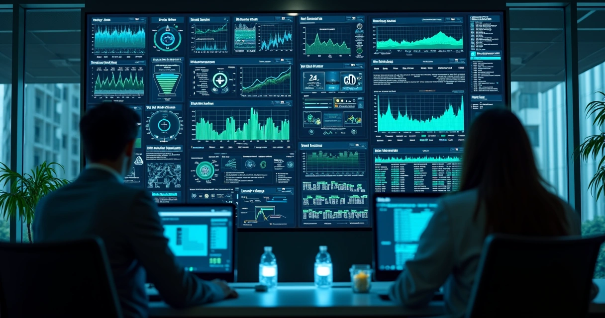 Dashboard mostrando monitoramento de acessos digitais 