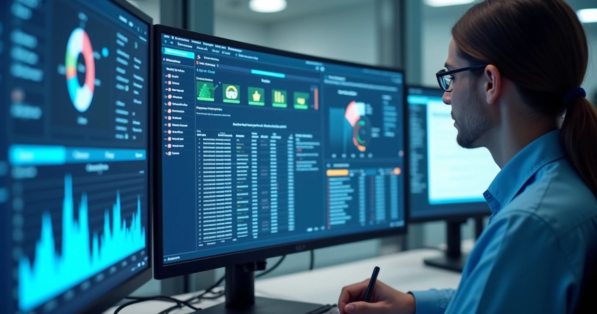 Dashboard de monitoramento em cadeia fria com notificações ativas