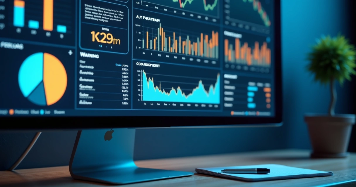 Dashboard de monitoramento de risco com gráficos e alertas 
