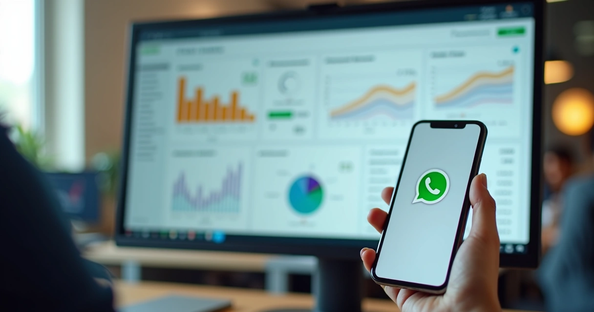 Tela de dashboard com métricas de cobrança digital 