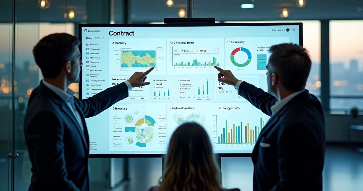 Contraktor | Sistema de gestão de contratos na Reforma Tributária: como resolver o caos operacional Dashboard visual de monitoramento de contratos e prazos de adequação tributária