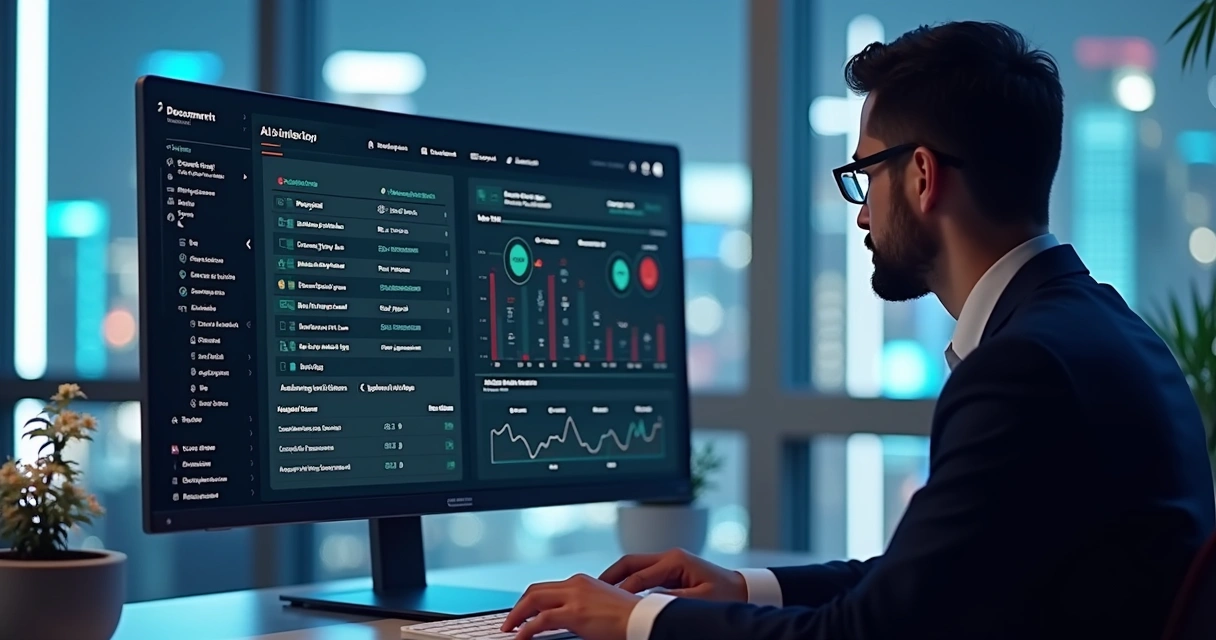 Dashboard com monitoramento automático de documentos de financiamento 