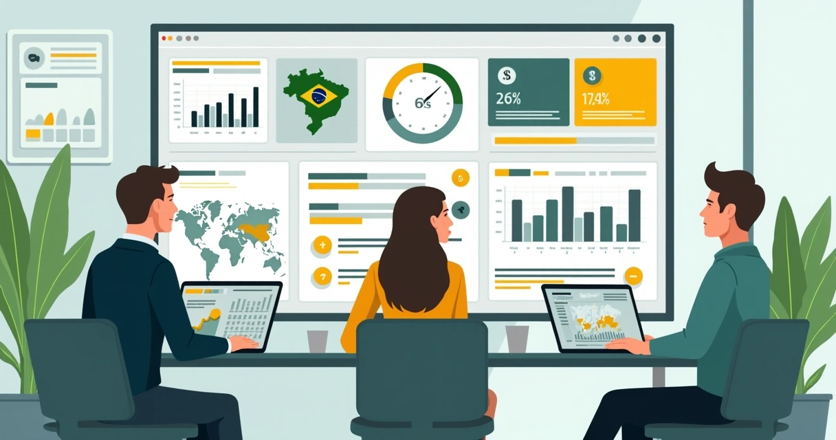 Dashboard de monitoramento eleitoral com gráficos e alertas