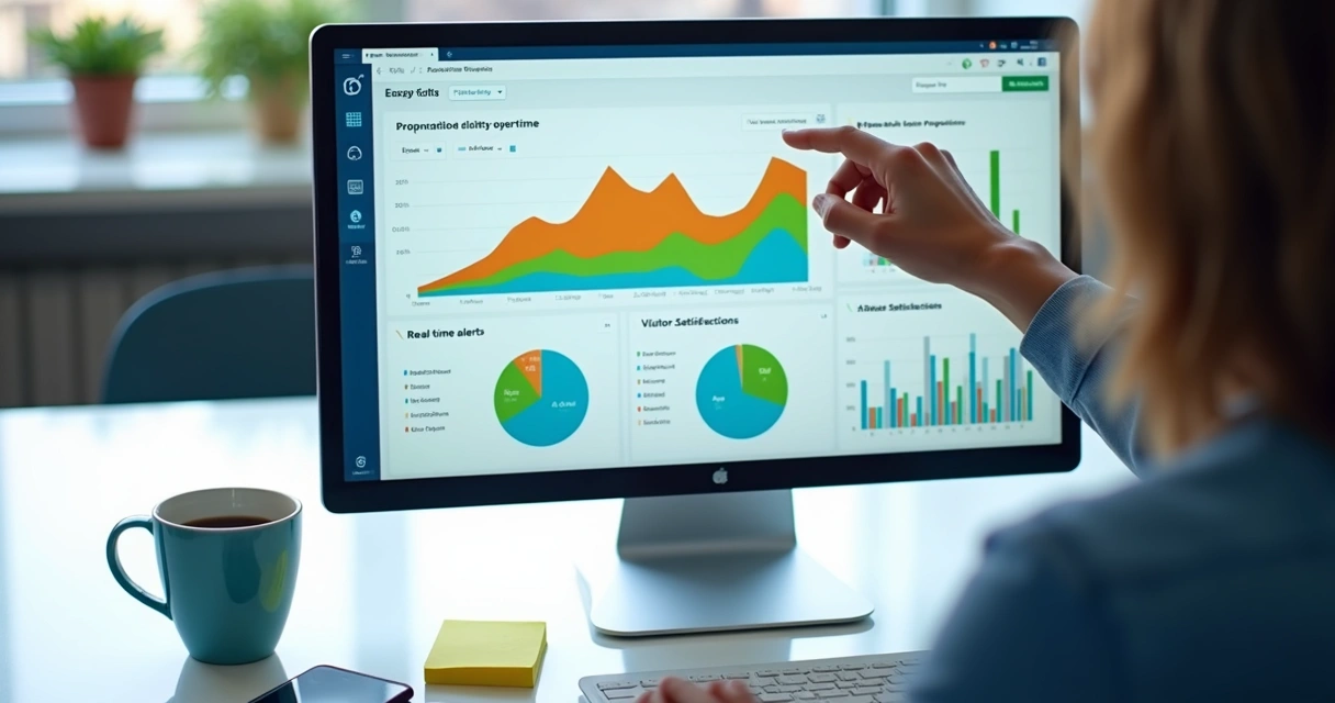 Dashboard inteligente para monitoramento de visitas em imobiliária 