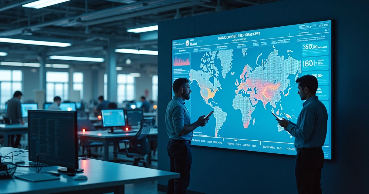 Dashboard digital de monitoramento de temperatura em indústria alimentícia 