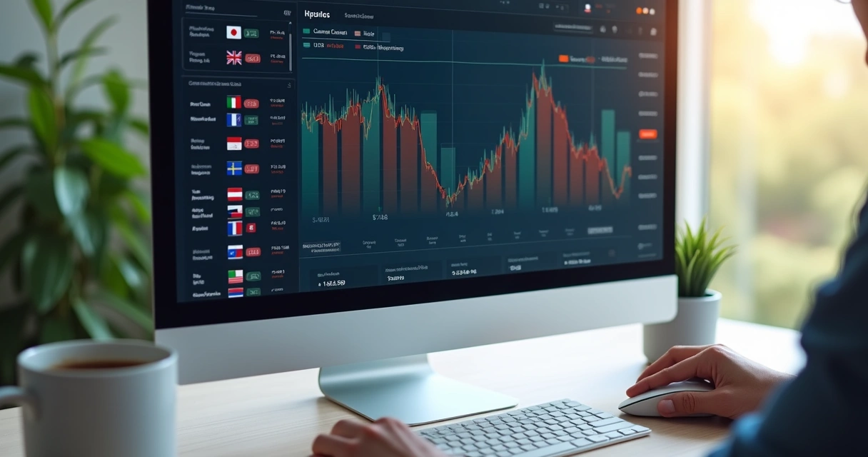 Dashboard mostrando controle multi-moedas em software financeiro open source