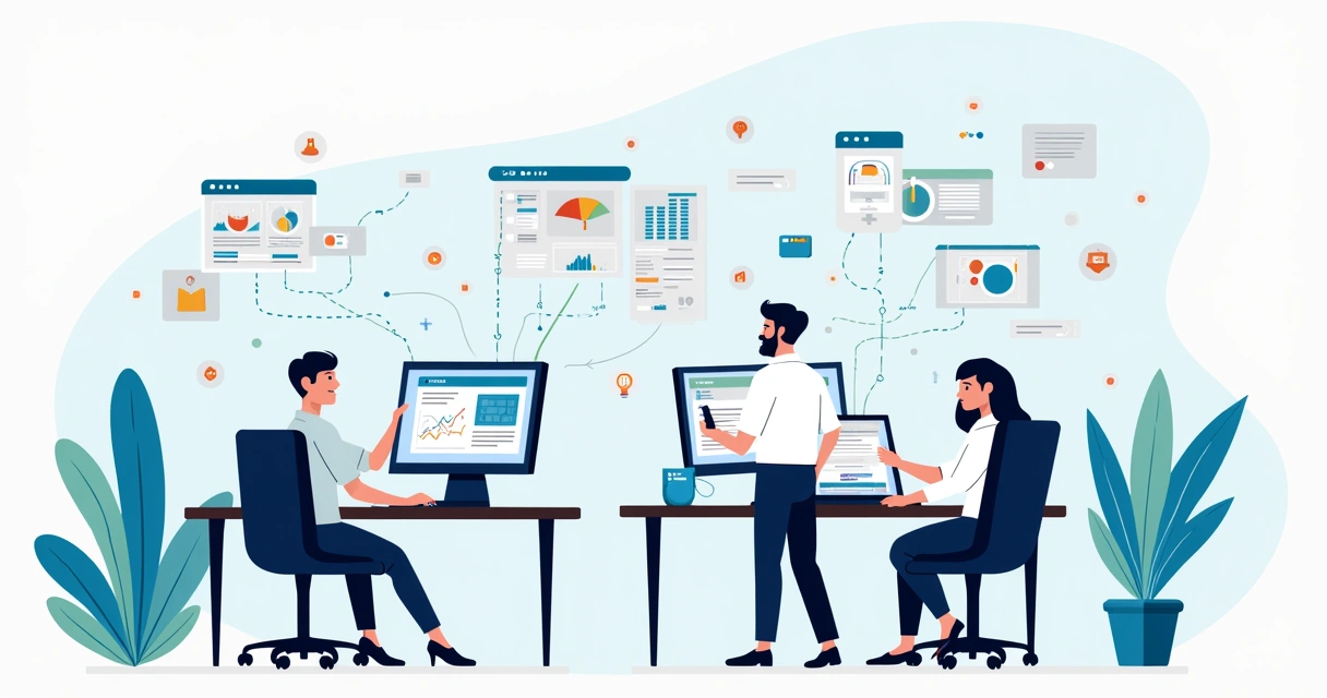 Dashboard Power BI com integração de vários sistemas 