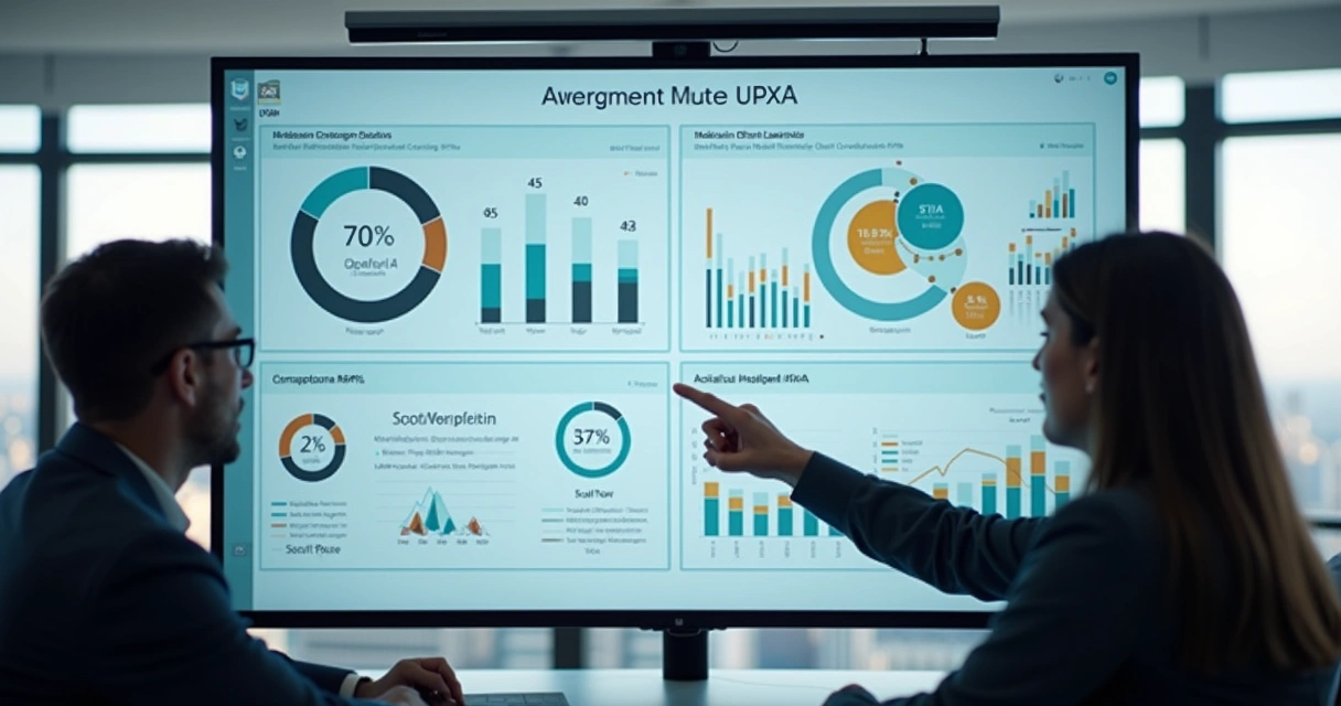Dashboard integrado com indicadores de áreas diferentes na tela 