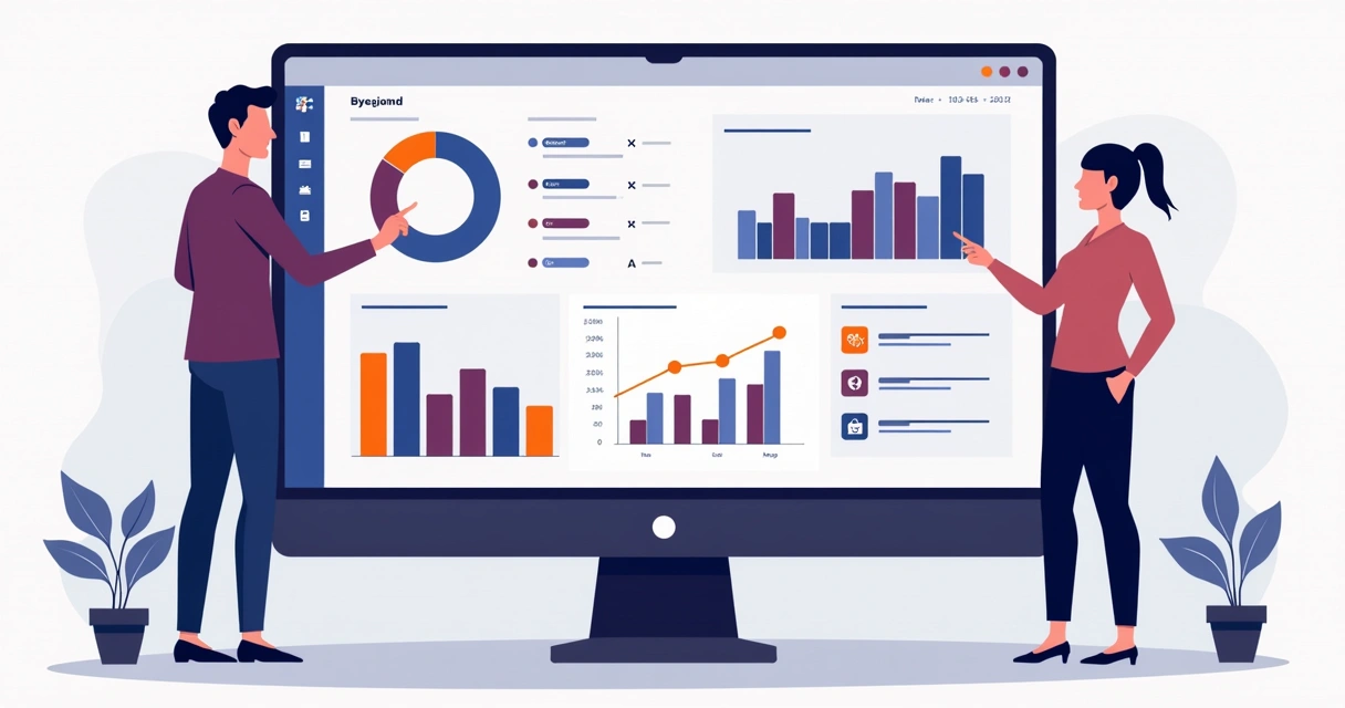 Dashboard de parceiro mostrando relatório de atividades e comissões 