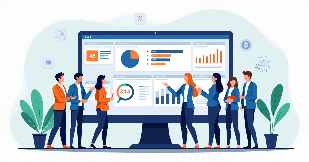 Dashboard com dados de performance de indicações jurídicas 