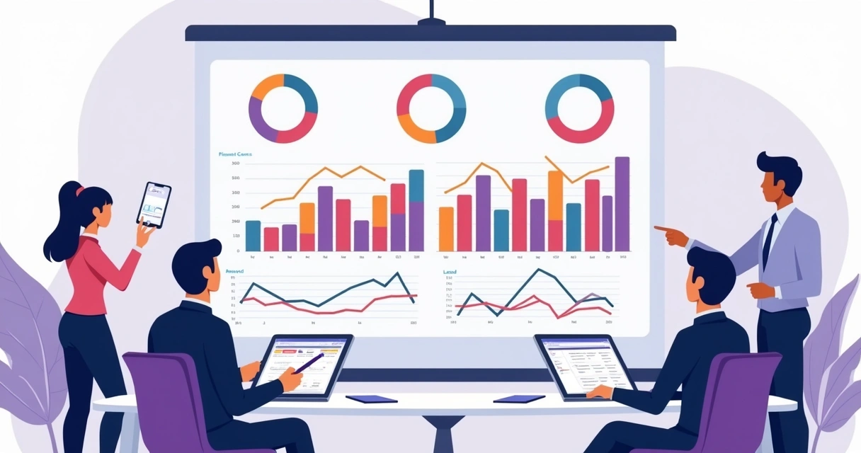 Partner marketing dashboard with metrics and charts 