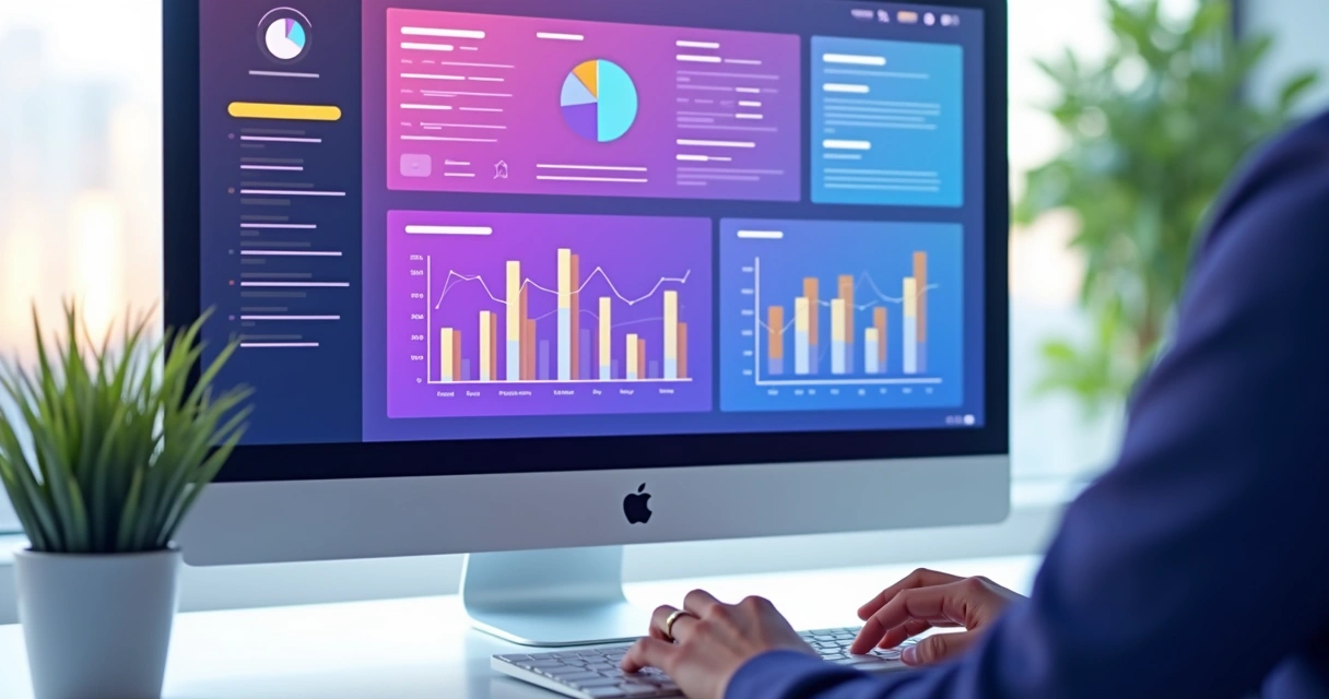 Dashboard de vendas mostrando dados de parceiros, leads e comissões 