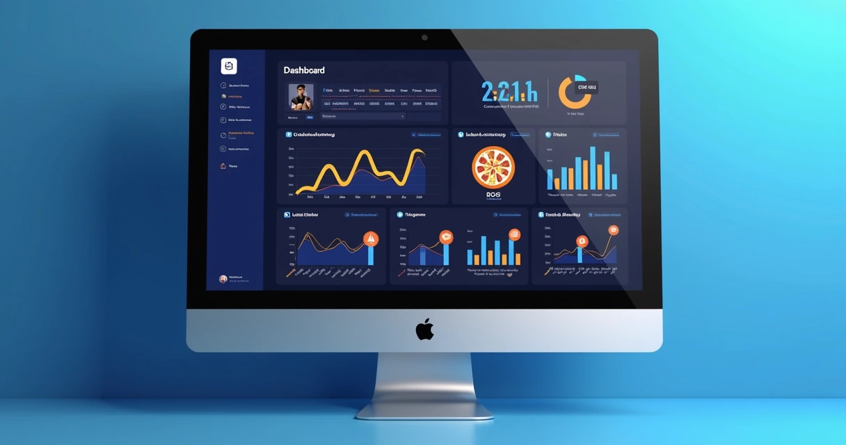 Como Gerenciar a Performance de Parceiros em Marketing Dashboard colorido de performance de canal de parceiros