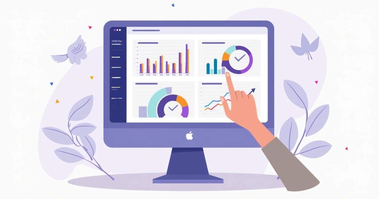 Dashboard de performance mostrando resultados de parcerias 