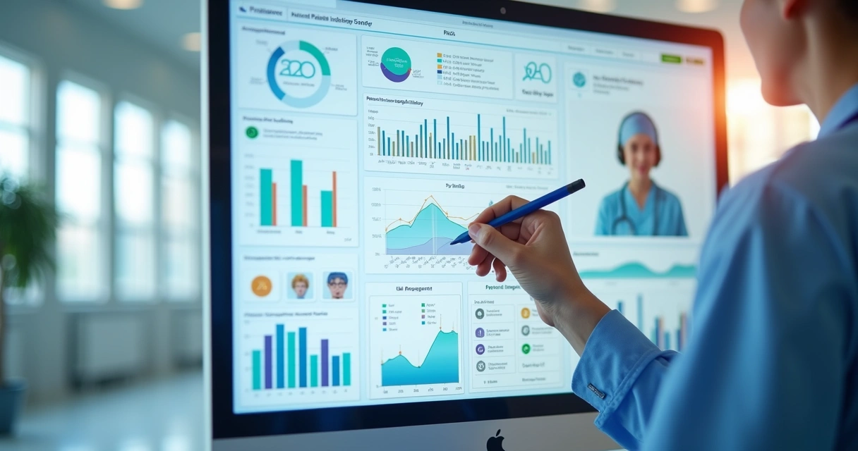 Dashboard clínico com dados personalizáveis de acompanhamento do paciente 