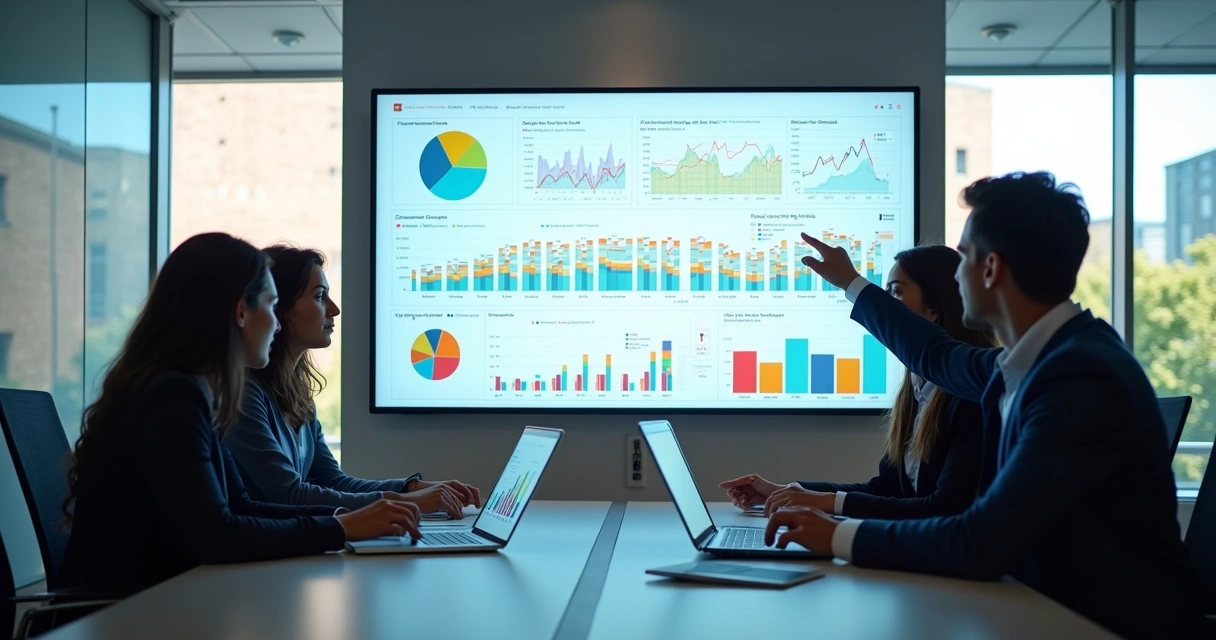 Dashboard interativo com gráficos no Power BI 