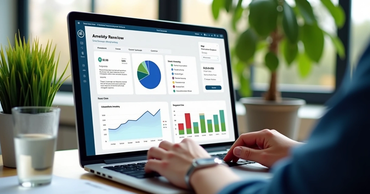 Dashboard colorido personalizado para usuário 