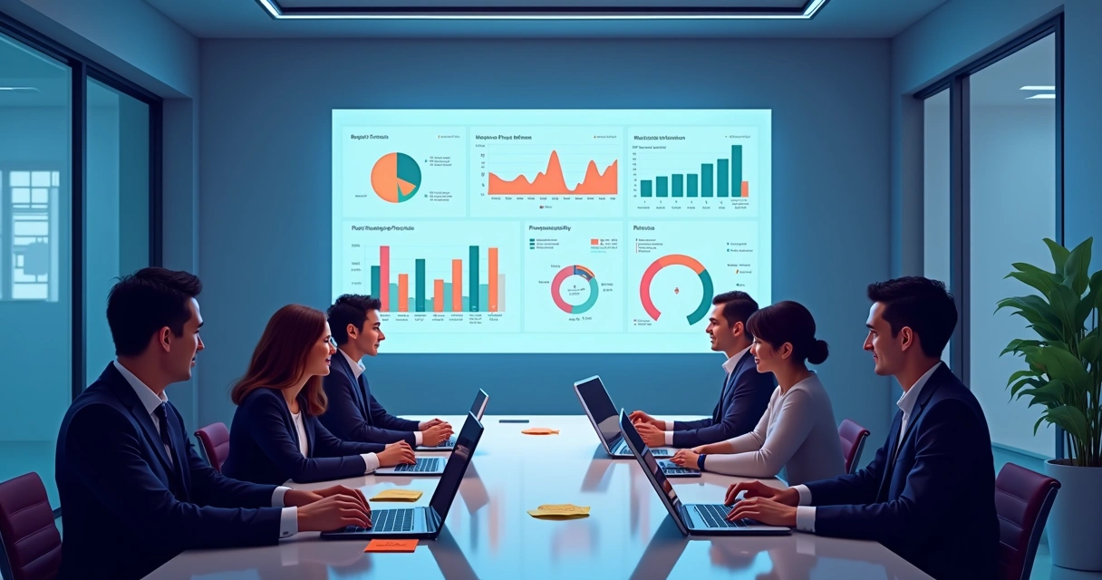 Painel digital de planejamento financeiro empresarial 