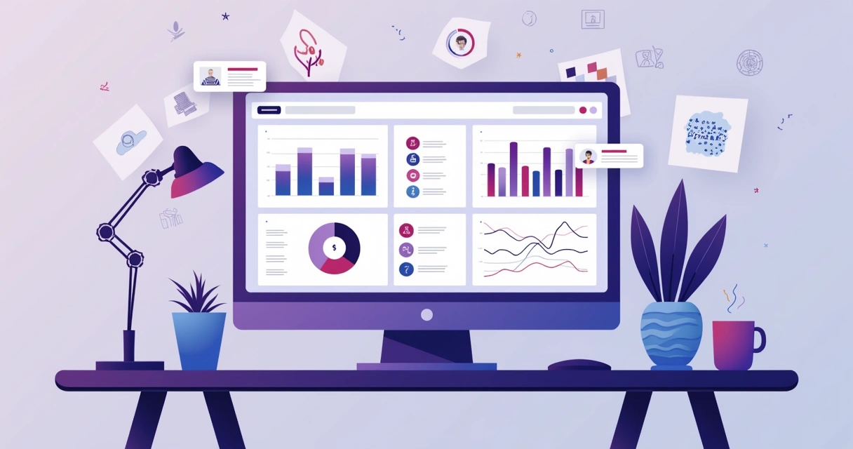 Dashboard de plataforma de gestão de parcerias 