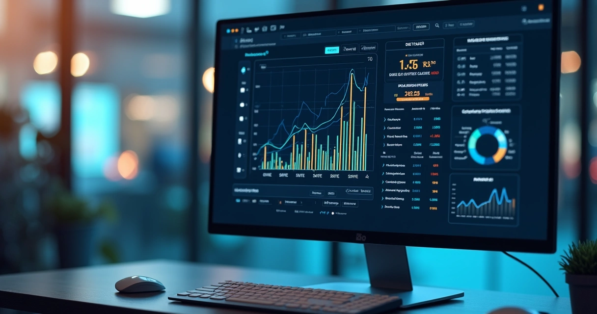 Dashboard de plataforma SaaS mostrando integração entre ERP, bancos e adquirentes 