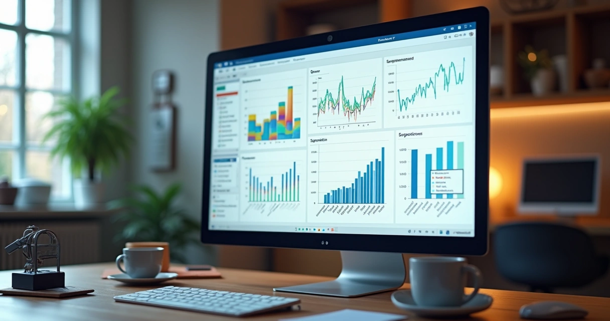 Dashboard do Power BI com segmentação e drill-down 