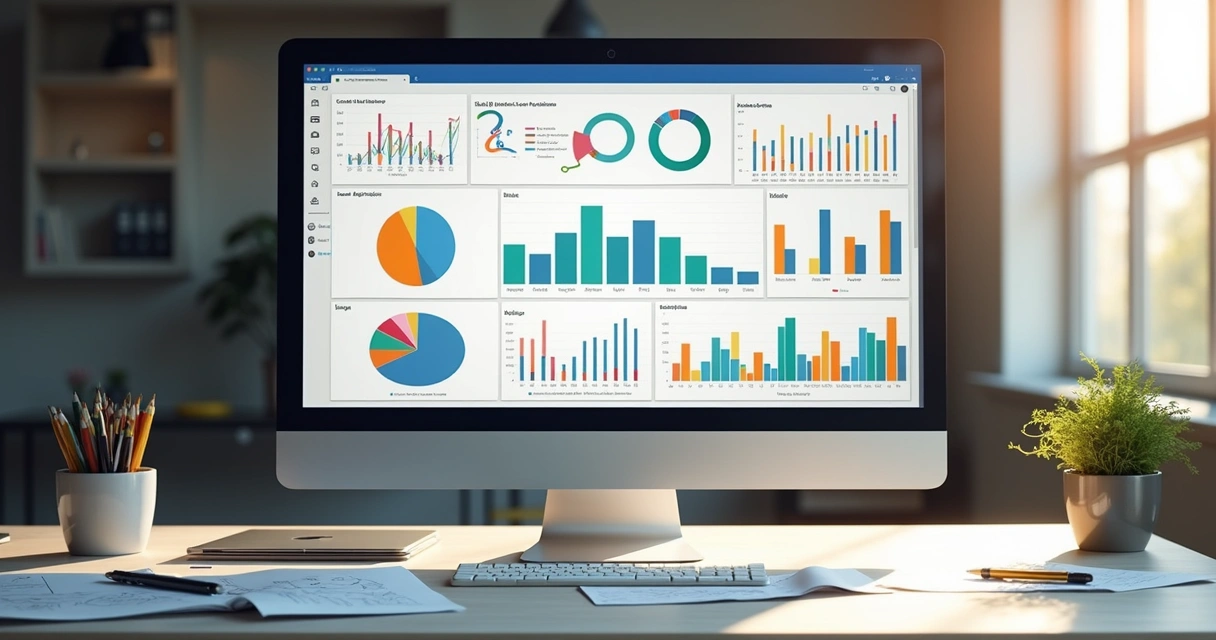 Painel de vendas no Power BI com gráficos e indicadores