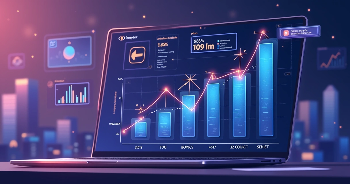 Dashboard preditivo com gráficos e alertas de parcerias em destaque 