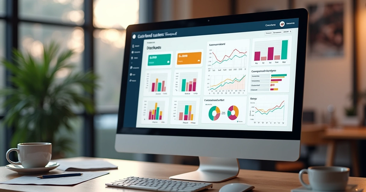 Visualização de dashboard digital com prioridades classificadas e indicadores de benefício e esforço 