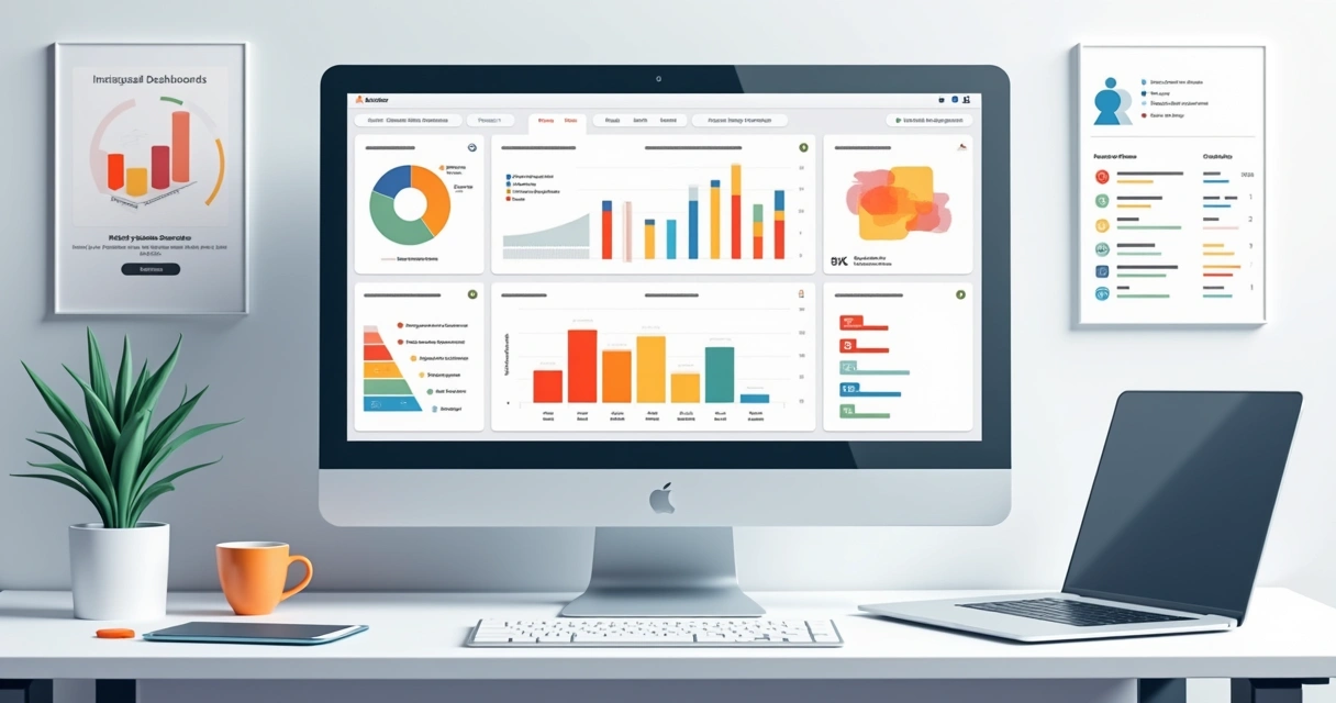 Dashboard de propostas digitais com gráficos e funil de vendas 