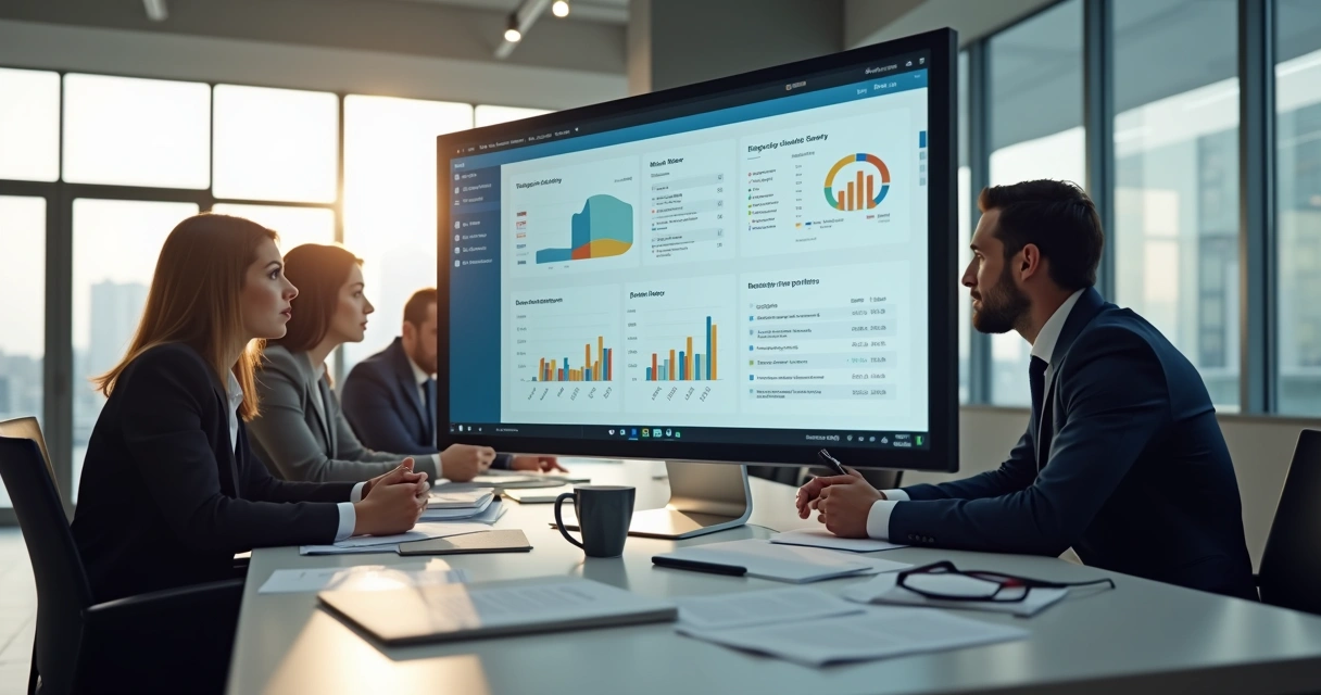 Dashboard digital de recursos humanos mostrando indicadores de NR-1 em computador 