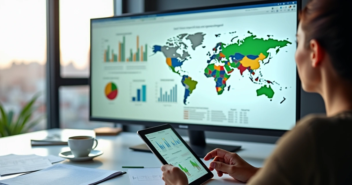 Dashboard visual de relatório de impacto em reciclagem