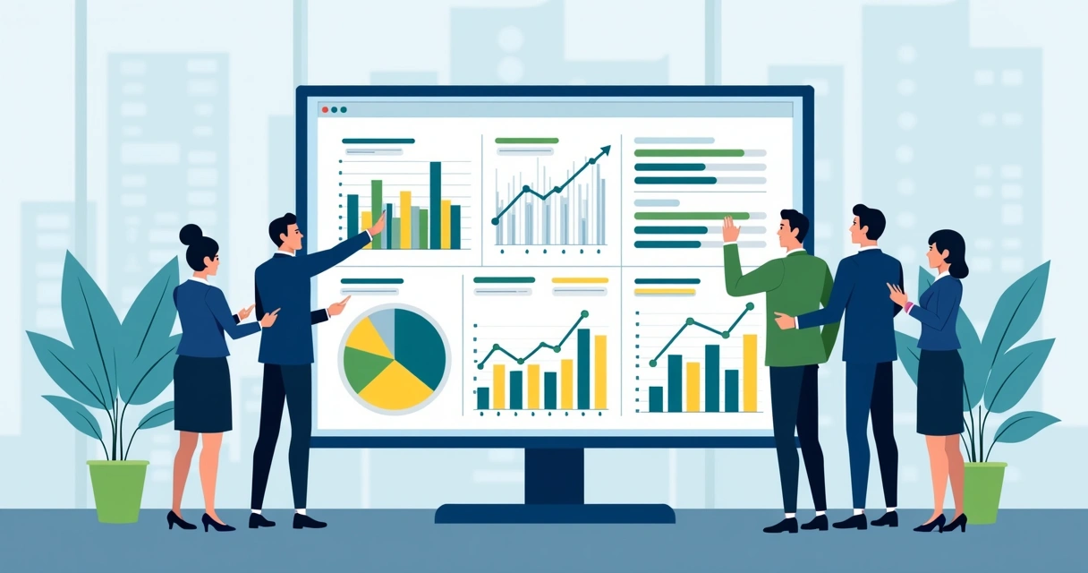 Dashboard de CRM com gráficos e indicadores comerciais 