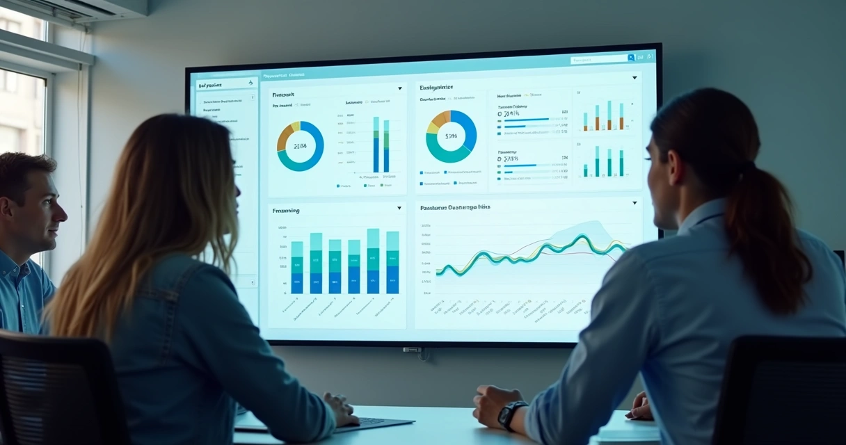 Dashboard de relatórios de vendas e processos do ecommerce 